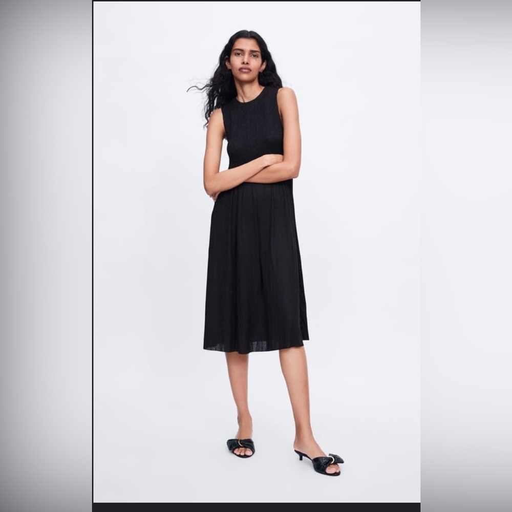 Black Zara dress size small